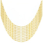 Gold Paperclip Chain Necklace for Women 10pcs 18inch 3X9mm Gold Chains for jewelry Making Stainless Steel Filled 18K Gold Plated Chains Bulk Adjustable Link Chains - size: 18inch 10pcs