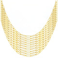 Gold Paperclip Chain Necklace for Women 10pcs 18inch 3X9mm Gold Chains for jewelry Making Stainless Steel Filled 18K Gold Plated Chains Bulk Adjustable Link Chains - size: 20inch 10pcs