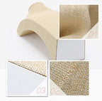 Beige Linen Necklace Display Bust - 15.7" Jewelry Holder for Necklaces, Bracelets, Figure Display Stand (40x23cm) - size: 40X23cm