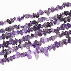 7-8mm Natural Amethyst Gemstone Chips Loose Beads Semi Precious for Jewelry Making DIY Handmade Craft Supplies 1 Strand per Bag Approxi 34" - color: Amethyst Chips