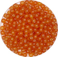 200pcs Glass Beads, 8mm Glass Beads for Barcelet and Jewelry Making DIY Crafts (Orange) - color: Orange