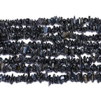 Chip Shells, 260pcs 5-8mm Irregular Beads with Holes, Black Shell & Onyx Chip Beads for Jewelry Making - color: Black