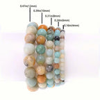 Zenkeeper About 180 Pcs Amazonite Beads for Jewelry Making 4 MM Amazonite Gemstones Loose Stone Beads - color: Amazonite, size: 4MM, about 180pcs