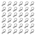 [10MM/ 120PCS] Stainless Steel Lobster Clasps for Jewelry Making 304 Stainless Steel Lobster Claw Clasps Bulk for DIY Crafts Jewelry Making - color: 10mm stainless steel