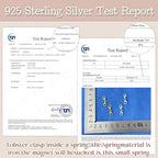 OHINGLT Double Lobster Claw Clasps 925 Sterling Silver Necklace Extender, Double End Design Necklace Clasps and Closures, Bracelet Connector Suitable for Jewelry Making - color: 2PCS 14K Gold Plated 925 Sterling Silver