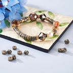Craftdady 98Pcs Heishi Coin Natural Pyrite Beads 6mm Tiny Flat Round Disc Spacer Beads Healing Chakra Loose Beads for Jewelry Bracelet Necklace Earring - color: Pyrite, size: 6mm