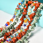 5-8mm 34 inches Natural Crystal Stone Beads for Jewelry Making Tumbled Drilled Irregular Gravel Gemstones Chips Stone Beads by Strand (Mix Gemstones) - color: Mix Gemstones
