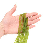 2mm Quartz Crystal Round Beads Faceted Glass Beads Loose Spacer Beads for DIY Bracelet Jewelry Making Supplies Accessories (Light Green) - color: Light green
