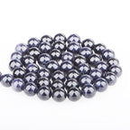 Bymitel 90 pcs Genuine Real Round Loose Stone Beads Gemstone Spacers for Charm DIY Jewelry Making 15.5" per Strand 4mm (Blue Sandstone, 4mm) - color: Blue Sandstone, size: 4mm