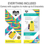 Choose Friendship Bracelet Making Kit – 20 Pre-Cut Threads, Portable Loom with Storage, Makes 8 Bracelets, Craft Gift for Kids Ages 8+, Yellow “Pineapple” - color: Pineapple