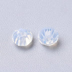 Perlin Preciosa Bohemian 3mm Crystal Glass Beads 100 pcs Czech Bicone Colorful Mix Beads for DIY Jewelry Making Double Cone Bead Bracelet Earring Necklace Crafting (White Opal) - color: White