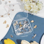SUNNYCLUE 1 Box 30Pcs 3 Colors Clip on Earrings Findings Round Flat Back Earring Clips Stainless Steel Earring Converters Non-Pierced Earring Settings for Women Adults Jewelry Making DIY Crafts - color: 30pcs 3 Colors Stainless Steel Earring Converters