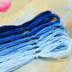 8 Skeins Mulberry Silk Floss Embroidery Thread Floss-Cross Stitch Threads China Silk Woven Jewelry Threads DIY Sewing Kits (21) - color: 21