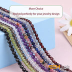 GEM-Inside Natural 2mm Red Garnet Gemstone Faceted Round Stone Loose Beads Crystal Energy Power for Jewelry Making 15" - color: AAA Red Garnet, size: 2mm