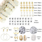 Basigeese Jewelry Making Supplies Kit Natural Stone Beads for Irregular Gemstone Beading with for DIY Craft Bracelet Necklace Earrings for Adults (White Jade) - color: White Jade