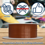 Soft Flex Econoflex Hobby Beading Wire - Flexible Stainless Steel Wire for Crafting - 7 Strand 0.19 30 Ft - style: Autumn Brown