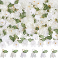 SUNNYCLUE 1 Box 120Pcs Lily Flower Charm White Lily Charms Acrylic Small Spring Floral Bell Leaves Lilies of The Valley Pendant Charm for Jewelry Making Charms Pendants Necklaces Supplies DIY Crafts - style: Chic