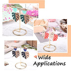 Beadthoven 22pcs/11 Pairs Natural Wood Resin Charms Monstera Leaf DIY Earrings Pendants Mixed Colors Tropical Palm Leaves Wooden Pieces Pendants for Statement Jewelry Making Findings - color: Monstera Leaf