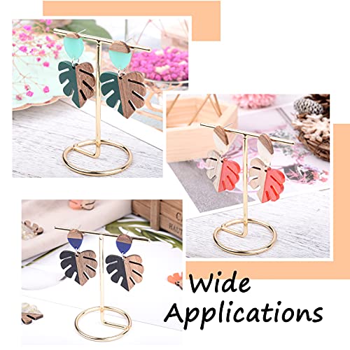 Beadthoven 22pcs/11 Pairs Natural Wood Resin Charms Monstera Leaf DIY Earrings Pendants Mixed Colors Tropical Palm Leaves Wooden Pieces Pendants for Statement Jewelry Making Findings - color: Monstera Leaf
