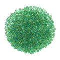uxcell 2000 Pcs Glass Seed Beads Bulk, 2mm Mini Glass Bugle Beads for DIY Earrings, Necklaces, Bracelets, Jewelry Making, Dark Green - color: Dark Green, size: 2mm