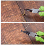 SPEEDWOX Mini Round Nose Pliers for Jewelry Making 5 Inches Wire Looping Pliers for Bending Shaping Wires Professional Beading Hobby Work Craft DIY - style: Round Nose Pliers