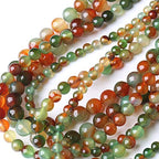 10MM Peacock Agate Round Loose Beads Natural Gem Beads Crystal Energy Stone Beads for Jewelry Making DIY Bracelet Necklace - color: Peacock Agate, size: 10mm