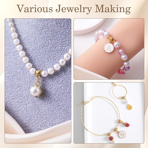 Joez Wonderful Links Bail Beads, Hypoallergenic Alloy Column Spacer Beads - color: Style D, 100 Gold