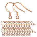 Rose Gold Earring Hooks, 240Pcs Earrings Making Kit with Hypoallergenic Ear Hooks, Jump Rings and Clear Rubber Earring Backs for DIY Jewelry Making - color: Small Rose Gold