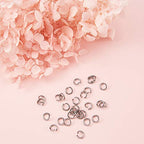 DanLingJewelry 1000 pcs 304 Stainless Steel 19 Gauge Open Jump Rings 6mm for Jewelry Making Connectors Jewelry Finding Stainless Steel Color - color: 1000 pcs - ф6mm δ 1mm