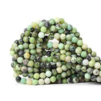 60PCS 6mm Natural Australian Jade Gemstone Round Loose Beads for Jewelry Making DIY Handmade Materials 1 Strand 15" - color: Australian jade, size: 6mm