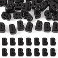 30Pcs Large Hole Letter Beads Black Acrylic European Beads 3D Letters B Chunky Bead Initial Alphabet Bead for Key Chains Bracelets Necklace DIY Craft Bag Charm Kit Arts Projects - color: Black-B