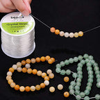 BEADIA Elastic Crystal String 1.2mm Clear Bead Cord for Bracelet Beading Jewelry Making 65yard - size: 1.2mm