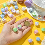 Ipotkitt 30 Pcs Colorful Opaque Acrylic Coffee Cup Beads Drink Tea Milk Mug Beads Cartoon Cute Cup Shaped Beads for Jewelry Making DIY Crafts Supplies - color: 30pcs-Cup Beads-14.7x20x16.5mm