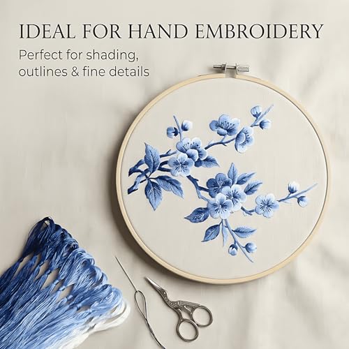 8 Skeins Mulberry Silk Floss Embroidery Thread Floss-Cross Stitch Threads China Silk Woven Jewelry Threads DIY Sewing Kits (10) - color: 10