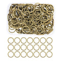 Small Metal Jump Rings for Jewelry Making by Mandala Crafts - color: Antique Brass, size: 14mm