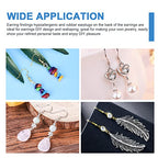 925 Sterling Silver Earring Hooks, 750PCS Earring Hooks Kit 250PCS/125Pairs Gold & Silver Hypoallergenic Earring Hooks with 250PCS Open Jump Rings and 250PCS Rubber Earring Backs for Jewelry Making - size: 750pcs-gold&silver