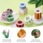 HARFINGTON 20 Gauge Aluminum Craft Wire 0.8mm 98.5ft Flexible Bendable Anodized Metal Jewelry Sculpting Wire for Jewelry Making Modelling Craft DIY, Sapphire Blue - color: Sapphire Blue, size: 30M x 0.8mm