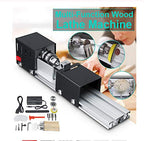 YWY Mini Lathe Machine Tool DIY Woodworking Wood lathe Milling machine Grinding Polishing Beads Drill Rotary Tool Set, 2.76 x 6.3inch, 12-24V 96W，7 Speeds
