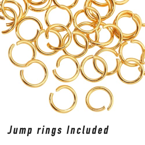 Stino Metal Spacer Bail Beads, 140Pcs (Gold Plated) - color: Gold