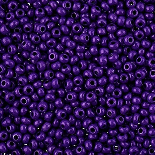 John Bead Czech Glass Seed Beads 11/0 Terra Intensive Purple, 25 Grams of DIY Jewelry Making Beads Preciosa (Jablonex) - color: Purple
