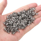 304 Stainless Steel End Caps 4x8mm 400pcs Knot Covers for Jewelry DIY Making and Repairing - color: End Caps, size: 4x8mm