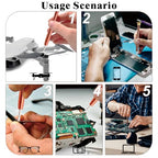 24-in-1 Mini Screwdriver Set, Precision Folding Screwdriver Kit for Jewelry Watch Eyeglass Smartphone Laptop Repair, Compact Micro Screwdriver Bits Set