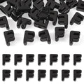 FASHEWELRY 30Pcs Acrylic Letter F Beads with Large Hole Big Plastic Letter Blocks European Beads 3D Letters Chunky Vowel Initial Alphabet Bead for Key Chains Necklace DIY Arts Craft Projects - color: Black, size: F