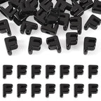 FASHEWELRY 30Pcs Acrylic Letter F Beads with Large Hole Big Plastic Letter Blocks European Beads 3D Letters Chunky Vowel Initial Alphabet Bead for Key Chains Necklace DIY Arts Craft Projects - color: Black, size: F