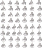 YYaaloa Mini Love Heart "Mom" Pack of 40 DIY Charms Pendant for Crafting, Jewelry Making Accessory
