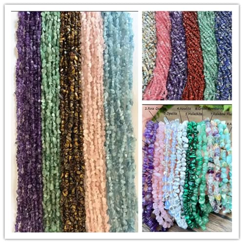 3-5mm Natural Cherry Quartz Gemstone Chips Loose Beads Semi Precious for Jewelry Making DIY Handmade Craft Supplies 1 Strand per Bag Approxi 32" - color: Cherry Quartz
