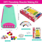 Rdfmy Friendship Bracelet Making Kit for Girls, Arts and Crafts Bracelets String Maker Kit for Kids Ages 8-12 Christmas Birthday Gifts Green - color: Green