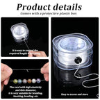 1 Roll 0.6MM Elastic Stretch Thread Crystal Cords White Clear Round Sturdy Stretchy TPU Thin String Transparent Rope Sewing Accessories for Bracelets Jewelry Making Beading Diy Craft Supply - size: 0.6mm 98.43 Yards