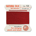 Griffin Bead Cord Silk Garnet #12