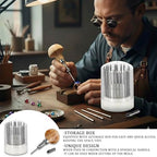 Setting Tools, 24pcs Beading Tools Beader Set for Stone Setting Graver Jewelry Equipments Tool Stone Bead Grain Tool Bead Grain Graver Jewelry Equipments